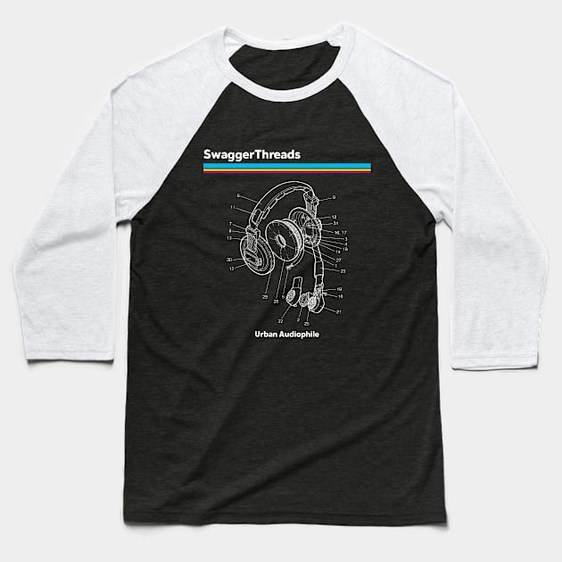 Urban Audiophile Baseball T-Shirt by swaggerthreads